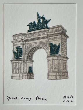 Anastasia Inciardi Grand Army Plaza Mini Print